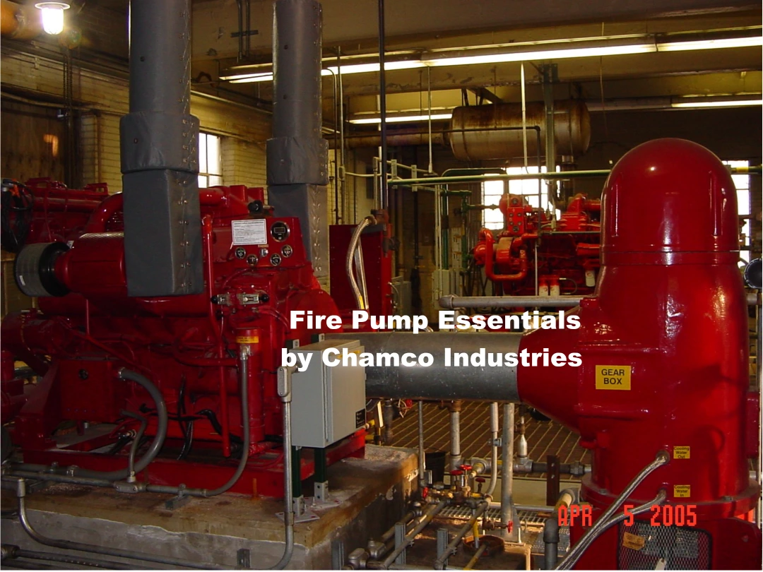 Fire Pump Essentials – Selection, Installation, Testing and Maintenance