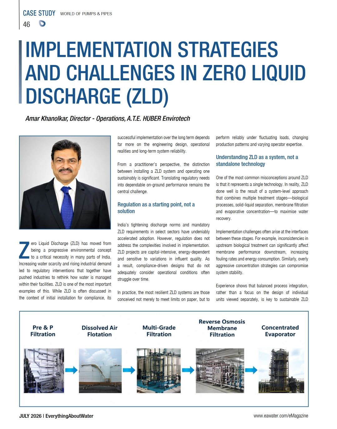 Implementation Strategies and Challenges in Zero Liquid Discharge (ZLD)