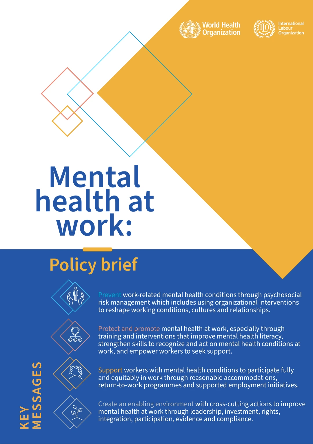 Mental Health at Work – Policy Brief