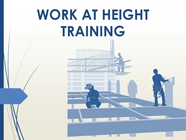 WORK AT HEIGHT TRAINING