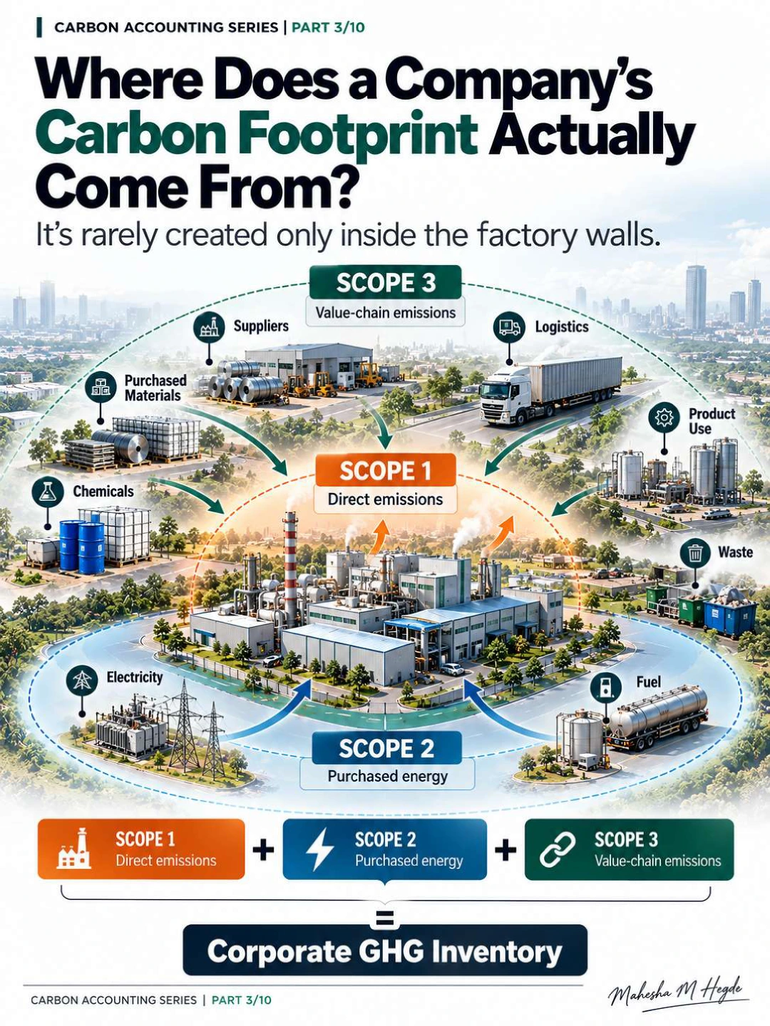 Carbon Accounting Series – Part 3/10 | Where Does a Company’s Carbon Footprint Actually Come From?